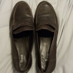 Bass leather penny loafers